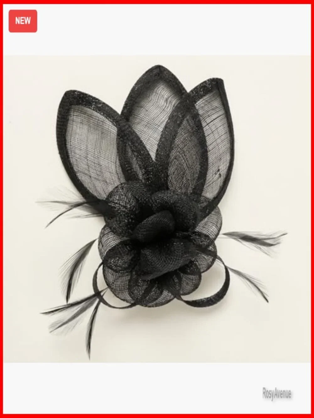Vintage Sinamay Fascinator Headband Clip for Weddings Derby Tea Parties